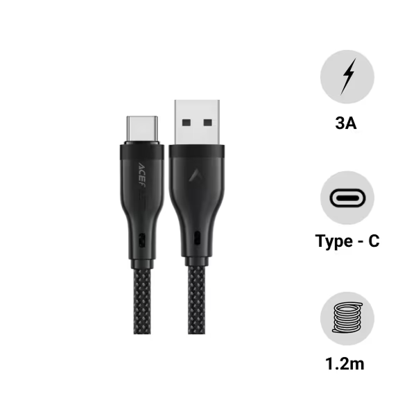 Cáp sạc Acefast USB-A to Type-C 1.5m